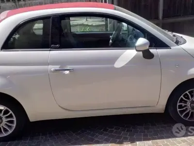 Usata Fiat 500C 95 CV (69 kW) 2012 Bianco Cabrio