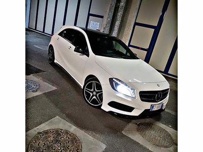 Usata Mercedes A200 AMG 135 CV (99 kW) 2015 Bianco Berlina