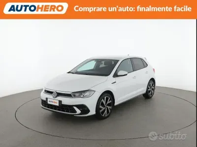 Usata VW Polo R-line 95 CV (69 kW) 2023 Bianco Utilitaria