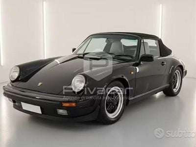 Usata Porsche 911 Carrera Cabriolet 1988 Nero Cabrio