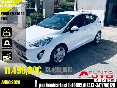 Usata Ford Fiesta Business Edition 86 CV (63 kW) 2020 Bianco Utilitaria