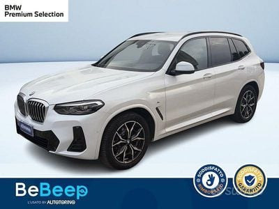 Usata BMW X3 M Sport 190 CV (139 kW) 2021 Bianco pastello SUV