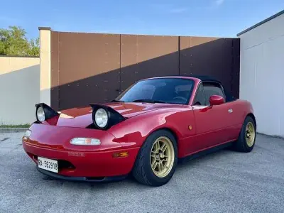 Usata Mazda MX5 116 CV (85 kW) 1990 Rosso Cabrio