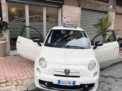 Usata Abarth 500 Custom 135 CV (99 kW) 2014 Bianco Utilitaria