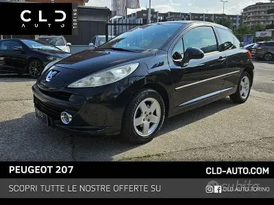 Usata Peugeot 207 88 CV (64 kW) 2007 Nero Utilitaria