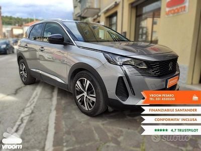 Usata Peugeot 3008 S 131 CV (96 kW) 2021 Grigio SUV