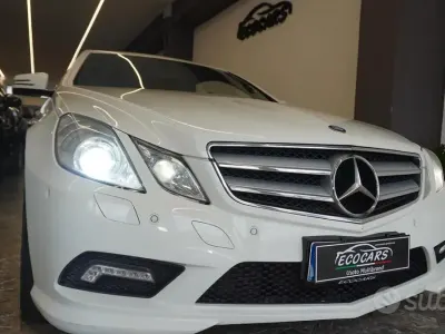 Usata Mercedes E250 Avantgarde 204 CV (150 kW) 2011 Bianco Coupé