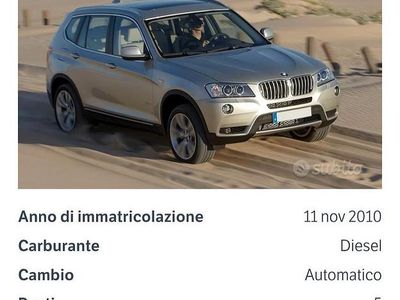 Usata BMW X3 2010 Nero SUV