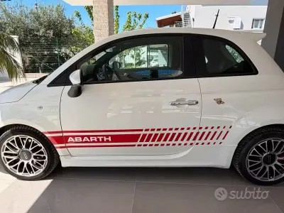 Usata Abarth 500 135 CV (99 kW) 2015 Bianco Utilitaria