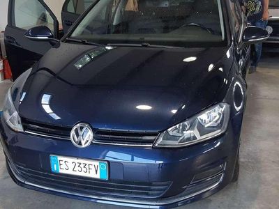 Usata VW Golf VII Highline 110 CV (80 kW) 2013 Blu Berlina