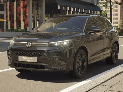 Nuova VW Tiguan R-line Plus 204 CV (150 kW) 2026 Grenadill black metallizzato SUV