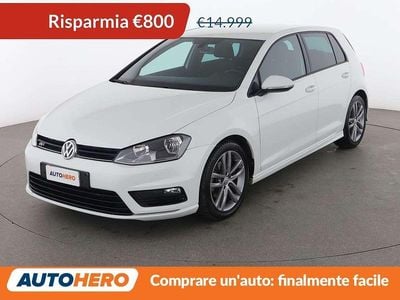 Usata VW Golf VII Edition 110 CV (80 kW) 2016 Bianco Berlina