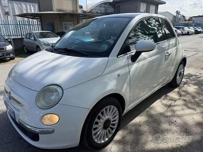 Usata Fiat 500 Lounge 69 CV (50 kW) 2009 Bianco Cabrio