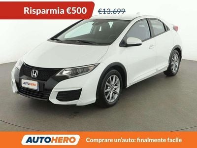 Usata Honda Civic Comfort 99 CV (72 kW) 2017 Bianco Berlina