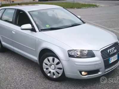 Usata Audi A3 Attraction 140 CV (102 kW) 2008 Grigio Utilitaria