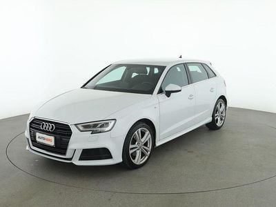 Usata Audi A3 Admired 116 CV (85 kW) 2019 Bianco Berlina