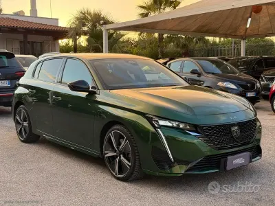 Usata Peugeot 308 GT 131 CV (96 kW) 2022 Verde Berlina