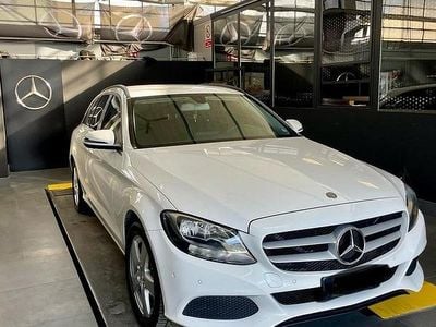 Usata Mercedes C180 116 CV (85 kW) 2016 Bianco Berlina