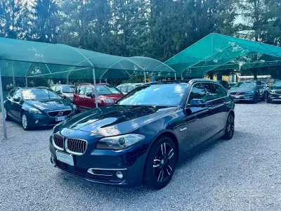 Usata BMW 525 Luxury Line 218 CV (160 kW) 2015 Blu/azzurro Station wagon