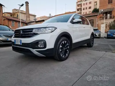 Usata VW T-Cross Style 95 CV (69 kW) 2021 Bianco SUV