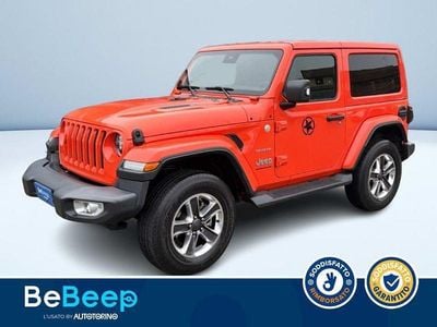 Arancione metallizzato Usata 2020 Jeep Wrangler Sahara SUV | 45.200 € (Buon prezzo)