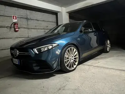 Usata Mercedes A35 AMG 306 CV (225 kW) 2019 Blu Berlina