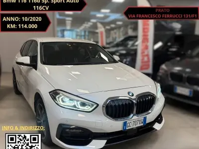 Usado BMW 116 Sport Line 116 HP (85 kW) 2020 Branco Citadino