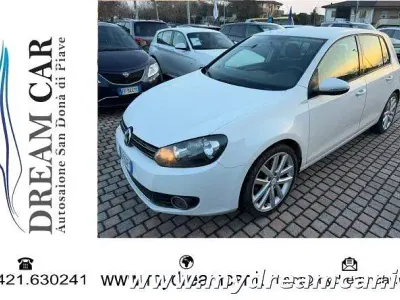 Usata VW Golf VI Highline 160 CV (117 kW) 2010 Bianco Utilitaria