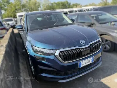Usata Skoda Kodiaq Ambition 150 CV (110 kW) 2022 Blu metallizzato SUV