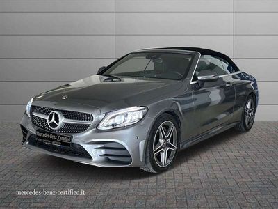 Usata Mercedes C220 Premium 194 CV (142 kW) 2023 Grigio medio metallizzato Cabrio