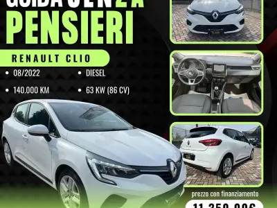 Brugt Renault Clio V Business 86 HK (63 kW) 2022 Hvid Sedan