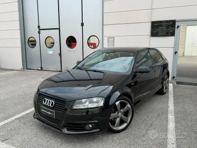 Usata Audi A3 Black Edition 140 CV (102 kW) 2011 Nero Utilitaria