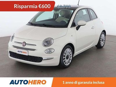 Bianco Usata 2015 Fiat 500 Lounge Utilitaria | 8199 € (Buon prezzo)