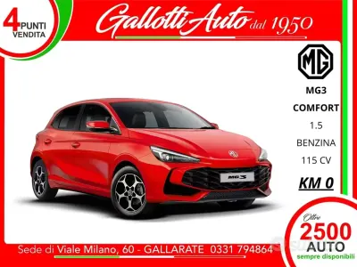 Nuova MG MG3 Comfort 116 CV (85 kW) 2026 Diamond red Utilitaria
