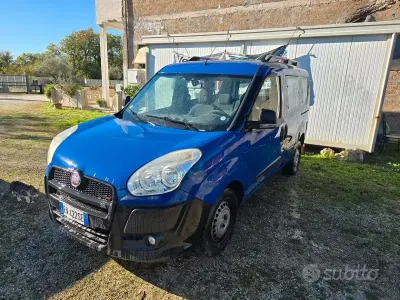 Usata Fiat Doblò Pop 105 CV (77 kW) 2014 Blu Monovolume