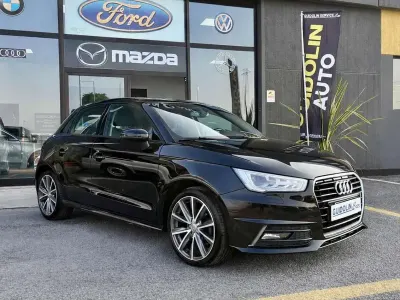 Usata Audi A1 S-Line 90 CV (66 kW) 2017 Nero Utilitaria