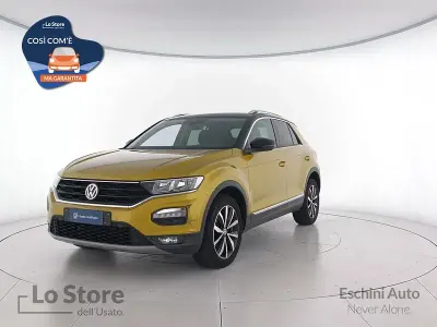 Usata VW T-Roc Style 116 CV (85 kW) 2019 Giallo kurkuma metallizzato ne SUV