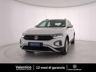 Usata VW T-Roc Life 110 CV (80 kW) 2023 Bianco SUV