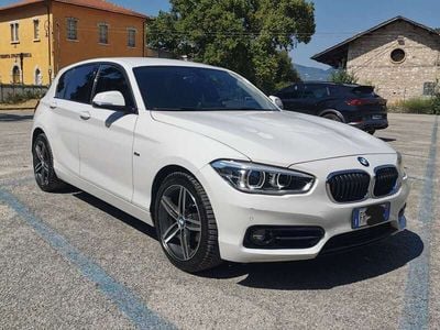 Usata BMW 118 Sport Line 150 CV (110 kW) 2018 Bianco Utilitaria