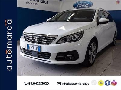 Usata Peugeot 308 SW Allure 130 CV (95 kW) 2019 Bianco Station wagon