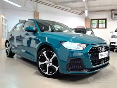 Usata Audi A1 Advanced 116 CV (85 kW) 2018 Verde Berlina