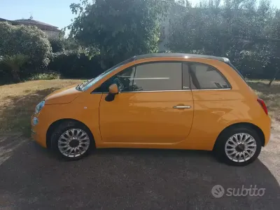 Usata Fiat 500C 69 CV (50 kW) 2016 Giallo Cabrio