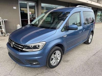 Usata VW Caddy 125 CV (91 kW) 2017 Blu/azzurro Monovolume