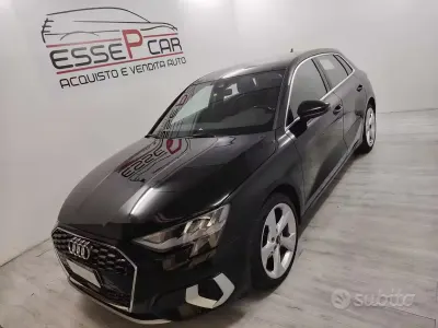 Usata Audi A3 110 CV (80 kW) 2022 Nero Berlina