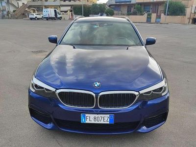 Usata BMW 520 M Sport 190 CV (139 kW) 2017 Blu/azzurro Station wagon