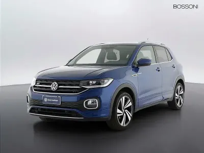 Usata VW T-Cross Advance 110 CV (80 kW) 2021 Blu SUV