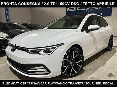 Usata VW Golf VIII Style 150 CV (110 kW) 2024 Bianco Berlina