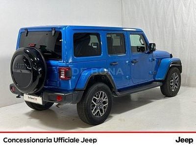 Usata Jeep Wrangler Unlimited 80th Anniversary 379 CV (278 kW) 2021 Blu SUV