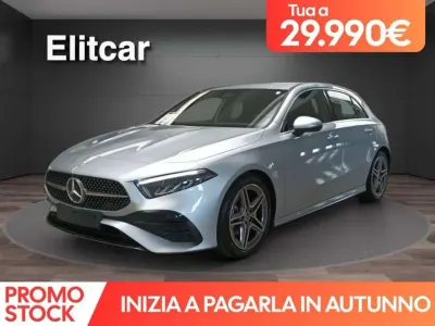 Usata Mercedes A180 Advanced Plus 136 CV (100 kW) 2025 Argento high tech Berlina