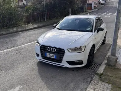 Usata Audi A3 S-Line 150 CV (110 kW) 2013 Bianco Berlina